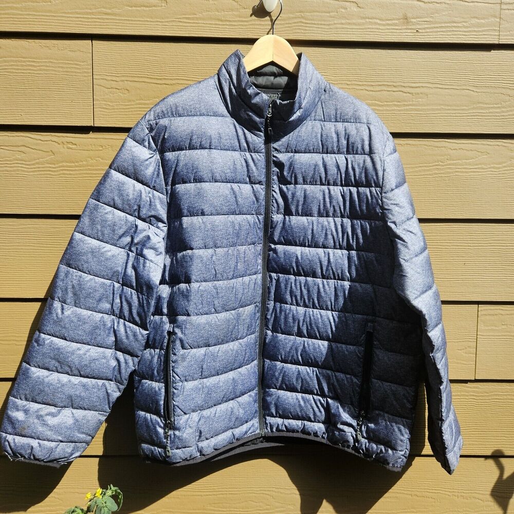 Swiss Tech Men's XLarge Puffer Jacket Performance Gear Gray